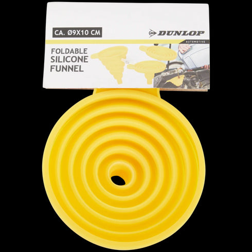 Pâlnie Pliabilă Dunlop - Esențială pentru Mașina Ta - Economisește Spațiu!