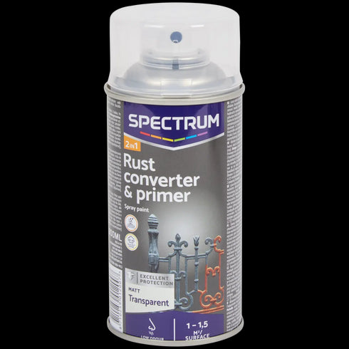 Spray Grund Anticoroziv Mat Spectrum Transparent - Protecție Durabilă pentru Metal