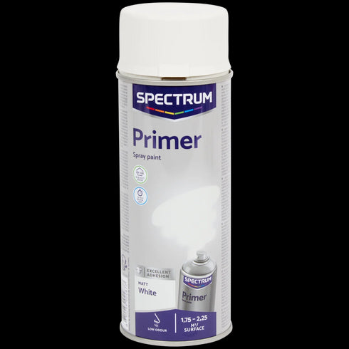 Vopsea Grund Spray Alb Mat Spectrum - Acoperire Rapidă și Eficiență