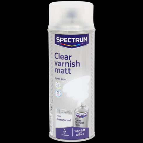Spray Lac Incolor Mat Spectrum Transparent 400ml - Protecție Durabilă și Finisaj Mat