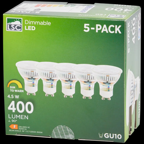 Becuri LED LSC GU10 - Iluminat Eficient și Cald pentru Locuința Ta