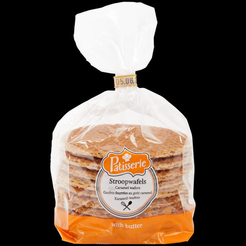 Vafe Olandeze Premium Patisserie cu Unt și Sirop – Gustare Delicioasă