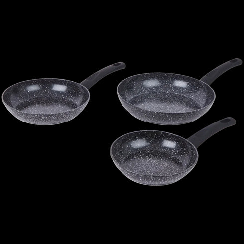 Set Tigăi Premium Ceramic Marble - Gătire Sănătoasă și Stil în Bucătăria Ta