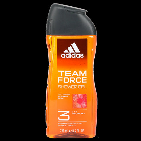 Gel de duș Adidas Team Force - Energie Lemnoasă și Revigorare