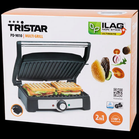 Multigrill Tristar - Grătar Electric Multifuncțional, Ideal pentru Acasă