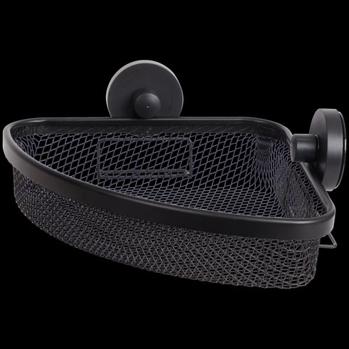 Etajeră de Colț pentru Duș - Organizare Elegantă și Practică - Culoare Neagră