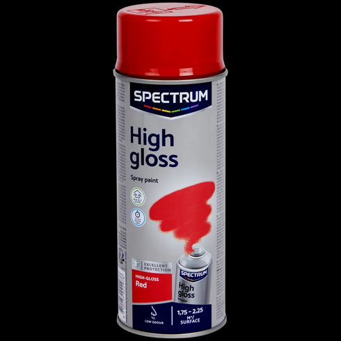 Vopsea Spray Profesională Spectrum Roșu - Acoperire Excepțională