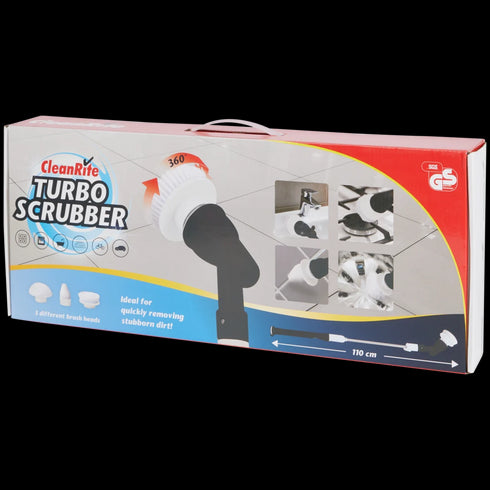 Perie de curățare fără fir CleanRite Turbo Scrubber - Soluția ta pentru o curățenie impecabilă!
