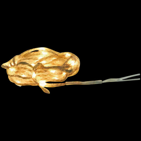 Frânghie decorativă cu 40 LED-uri - Lumină Albă Extracaldă - Perfectă pentru Atmosferă Cozy