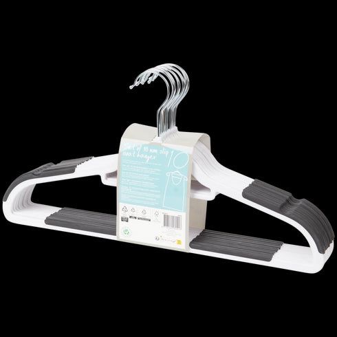 Set 10 Umerașe Eco-Friendly cu Antiderapant - Păstrează Hainele Impecabile!