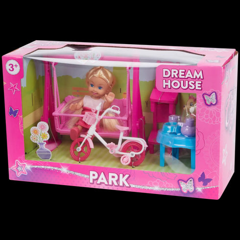 Minipăpușă cu accesorii