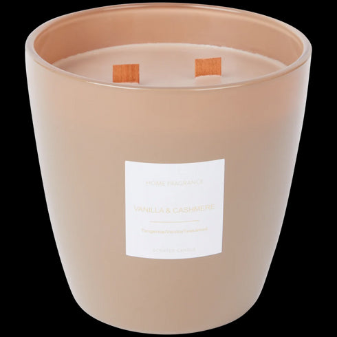 Lumânare Parfumată Premium - Sunet Relaxant de Lemn Trosnitor - 42h Ardere