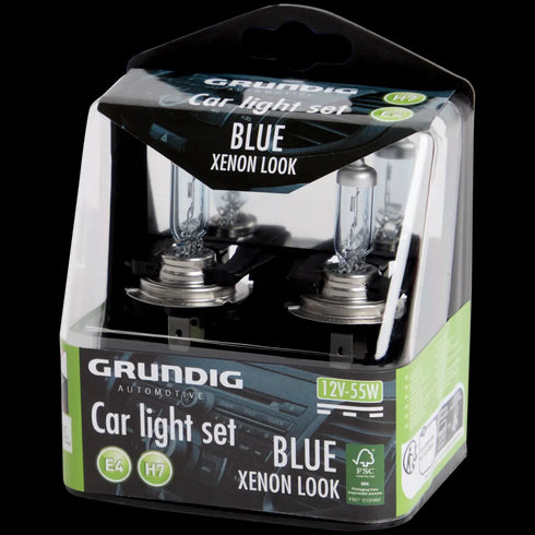 Becuri Auto H7 Grundig - Iluminare Albastră Xenon pentru Vizibilitate Sporită
