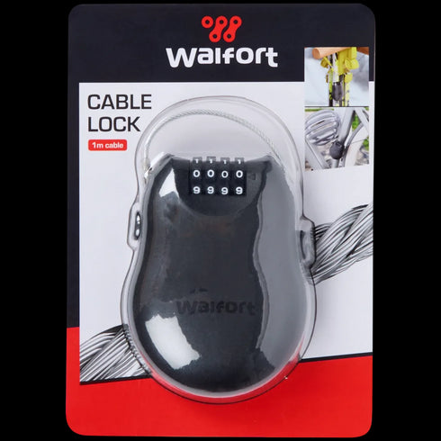 Sfoară cu cifru Walfort - Securitate maximă pentru biciclete și echipamente