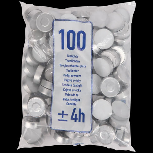 Lumânări Pastilă Albe - Pachet Economic 100 buc