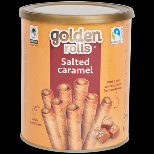 Golden Rolls - Rulouri Crocante cu Cacao Fairtrade | Gustare Delicioasă