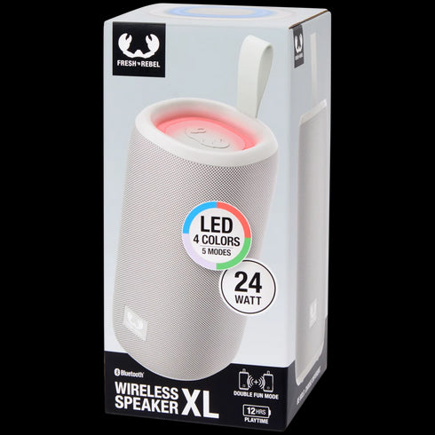 Boxă Wireless XL Fresh 'n Rebel - Sunet Puternic și Lumini LED, Perfectă pentru Petreceri