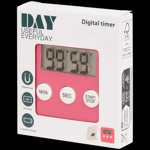 Ceas Digital de Bucătărie DAY - Timer Elegant și Eficient pentru Gătit