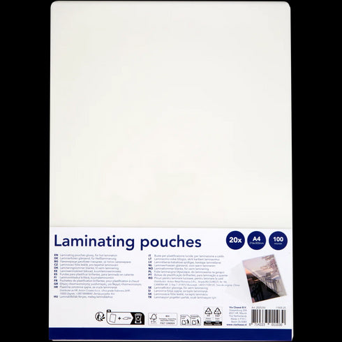 Folii de Laminare A4 Lucioase - 100 Micron (Pachet 100 buc)