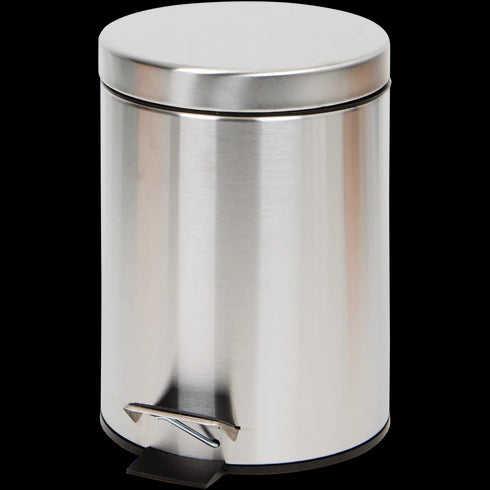 Coș de Gunoi Elegant din Inox cu Pedală - Ideal pentru Bucătărie și Baie