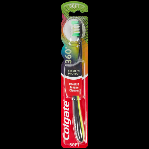 Periuță de dinți revoluționară Colgate 360° Fresh 'N Protect – Curățare completă pentru un zâmbet sănătos!