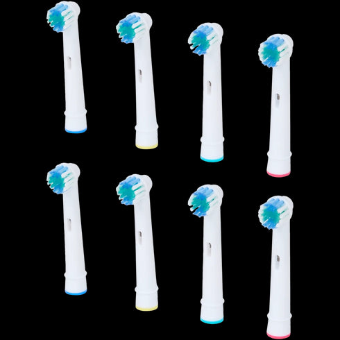 Rezerve Capete Periuță Electrică Dentapro - Pachet 8 Bucăți, Compatibile Oral-B, Recomandate de Asociația Consumatorilor Olandezi