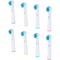 Rezerve Capete Periuță Electrică Dentapro - Pachet 8 Bucăți, Compatibile Oral-B, Recomandate de Asociația Consumatorilor Olandezi