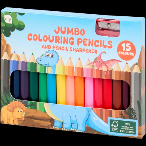 Set Creioane Colorate Jumbo - Ideale pentru Micii Artiști