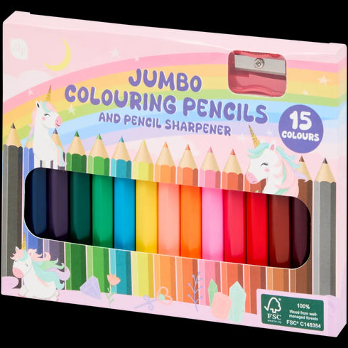 Set Creioane Colorate Jumbo - Ideale pentru Micii Artiști