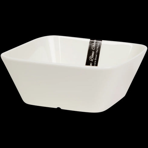 Bol Pătrat Elegant din Porțelan New Bone - Perfect pentru Gustări și Mese Zilnice