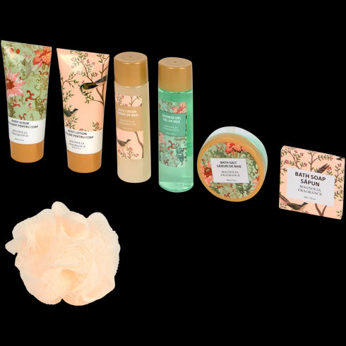 Set Cadou Exclusivist cu Parfum de Magnolie - Experiență Spa Acasă