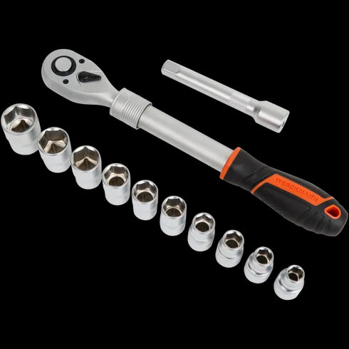 Set Profesional de Chei Tubulare cu Clichet Telescopic Werckmann - Calitate și Performanță Garantată