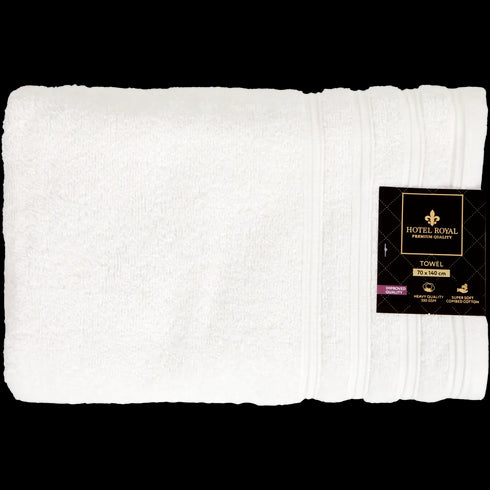 Prosop de Baie Hotel Royal Alb - Luxos și Absorbant (70 x 140 cm)