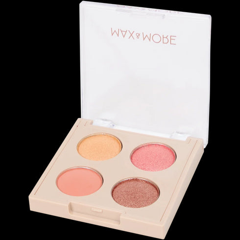 Minipaletă de Farduri de Ochi Max & More - Culori Vibrante și Rezistente