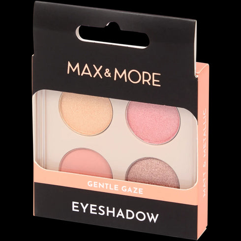 Minipaletă de Farduri de Ochi Max & More - Culori Vibrante și Rezistente