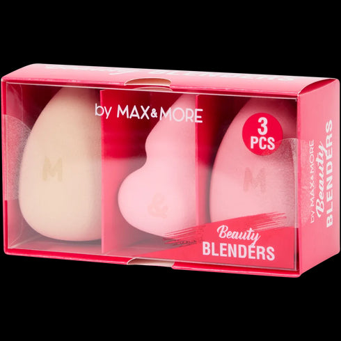 Set Bureți Machiaj Profesioniști Max & More - Aplicare și Estompare Perfectă