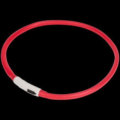 Zgardă LED Reîncărcabilă pentru Câini - Vizibilitate Maximă și Siguranță pe Întuneric