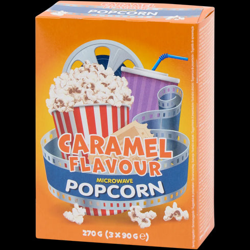Popcorn Caramel pentru Microunde - Gust Intens, Gata în 4 Minute!
