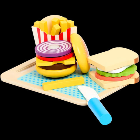 Jucării din lemn în formă de mânăre Mini Matters