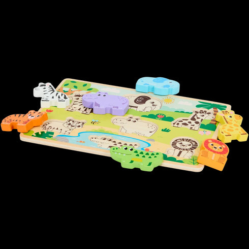 Puzzle din lemn Mini Matters - Creativitate și Învățare pentru Copii