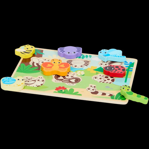 Puzzle din lemn Mini Matters - Creativitate și Învățare pentru Copii