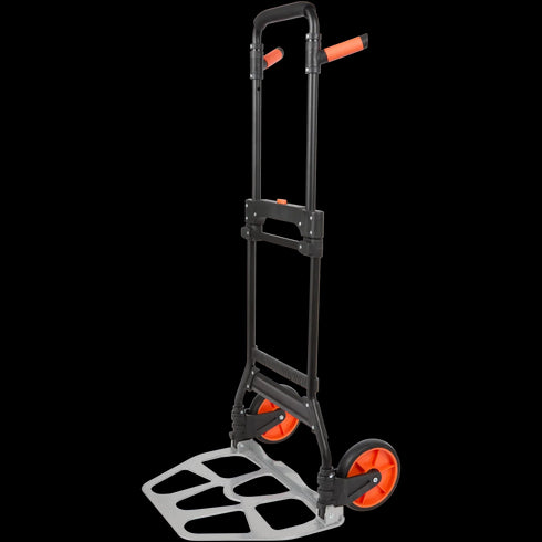 Cărucior Pliabil Profesional Werckmann - Capacitate 120kg, Mâner Ajustabil, Ideal pentru Transportul Greu