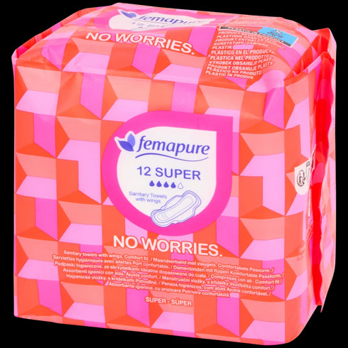Absorbante Igienice Femapure No Worries Super - Protecție Maximă pentru Femei