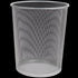 Durable Metal Mesh Trash Can - 30x35cm - Various Colors Available