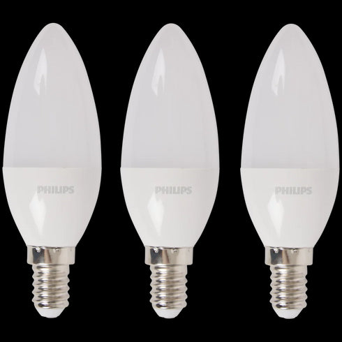 Bec LED tip Lumânare Philips E14 - 2.8W (250 lumeni) - Lumină Albă Caldă