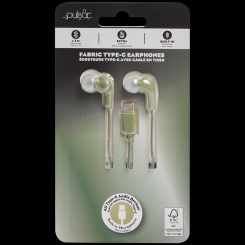 Căști In-Ear Pulsar - Sunet de Calitate Superioară cu Conexiune USB-C