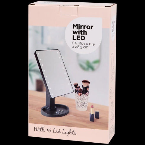 Oglindă de Machiaj Profesională cu Iluminare LED - Perfectă pentru Orice Rutină de Beauty