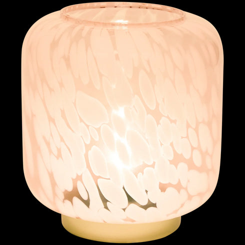 Lampă de Masă Elegantă din Sticlă - Iluminare Ambientală, Wireless, Românească