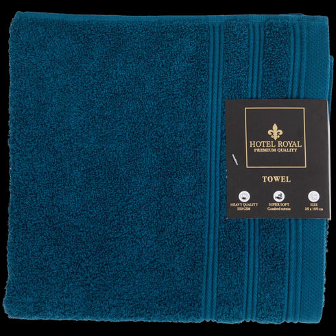 Prosop de Baie Hotel Royal Albastru - Lux și Confort Premium (Dimensiune: Medie)