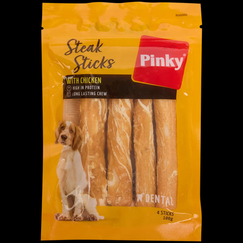 Pinky Steak Sticks: Gustare Premium pentru Câinele Tău - 44% Reducere!